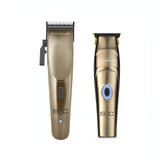 StyleCraft Rogue Clipper/Trimmer Combo Set w/ Microchipped Magnetic Motor - Metallic Matte Gunmetal (SC201N)