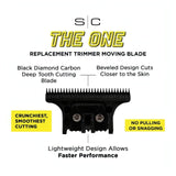 StyleCraft The One Moving Black Diamond Carbon DLC Deep Tooth Trimmer Blade SC532B